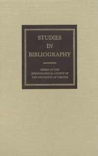 bokomslag Studies in Bibliography Volume 61