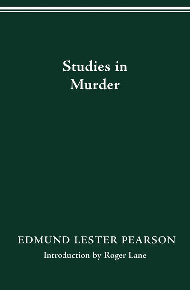 bokomslag Studies in Murder