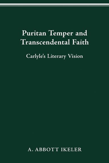 bokomslag Puritan Temper and Transcendental Faith