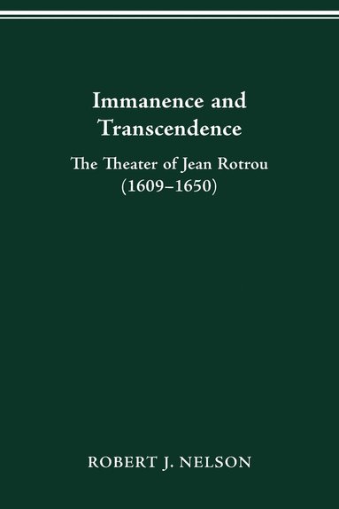 bokomslag Immanence and Transcendance