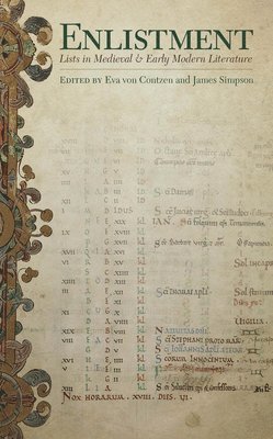 bokomslag Enlistment: Lists in Medieval and Early Modern Literature