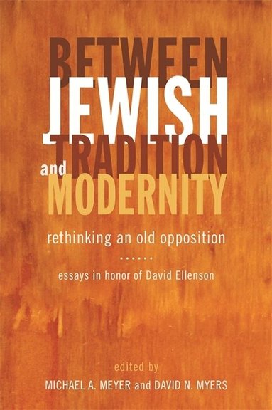 Michael A. Meyer, David N. Myers - Between Jewish Tradition and Modernity, Inbunden