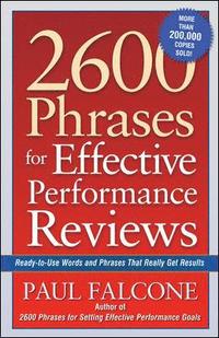 bokomslag 2600 Phrases for Effective Performance Reviews