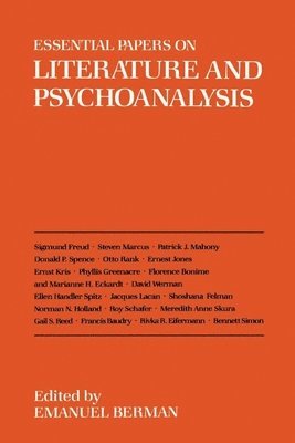 Essential Papers on Literature and Psychoanalysis 1