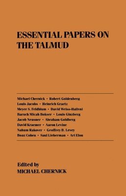 Essential Papers on the Talmud 1