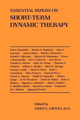 Essential Papers on Short-Term Dynamic Therapy 1