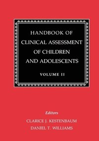 bokomslag Handbook of Clinical Assessment of Children and Adolescents (Vol. 2)