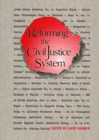 bokomslag Reforming the Civil Justice System