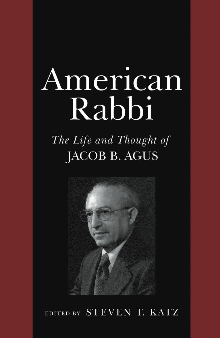 Steven T. Katz - American Rabbi, Inbunden