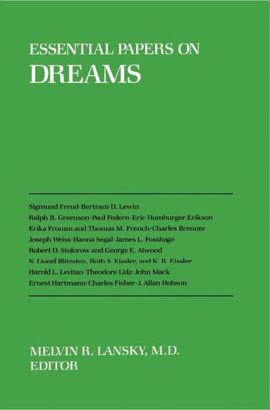 bokomslag Essential Papers on Dreams