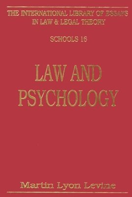 bokomslag Law and Psychology