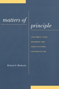 bokomslag Matters of Principle