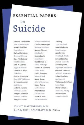 Essential Papers on Suicide 1