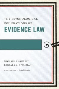 bokomslag The Psychological Foundations of Evidence Law
