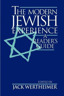 Renate Zahar, Jack Wertheimer - Modern Jewish Experience, Häftad