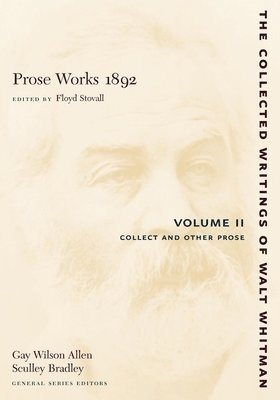 Prose Works 1892: Volume II 1