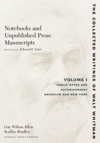 bokomslag Notebooks and Unpublished Prose Manuscripts: Volume I