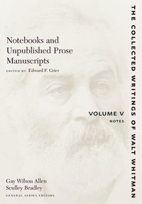 bokomslag Notebooks and Unpublished Prose Manuscripts: Volume V