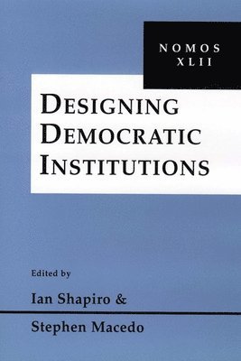bokomslag Designing Democratic Institutions
