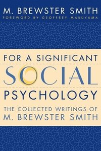 bokomslag For a Significant Social Psychology