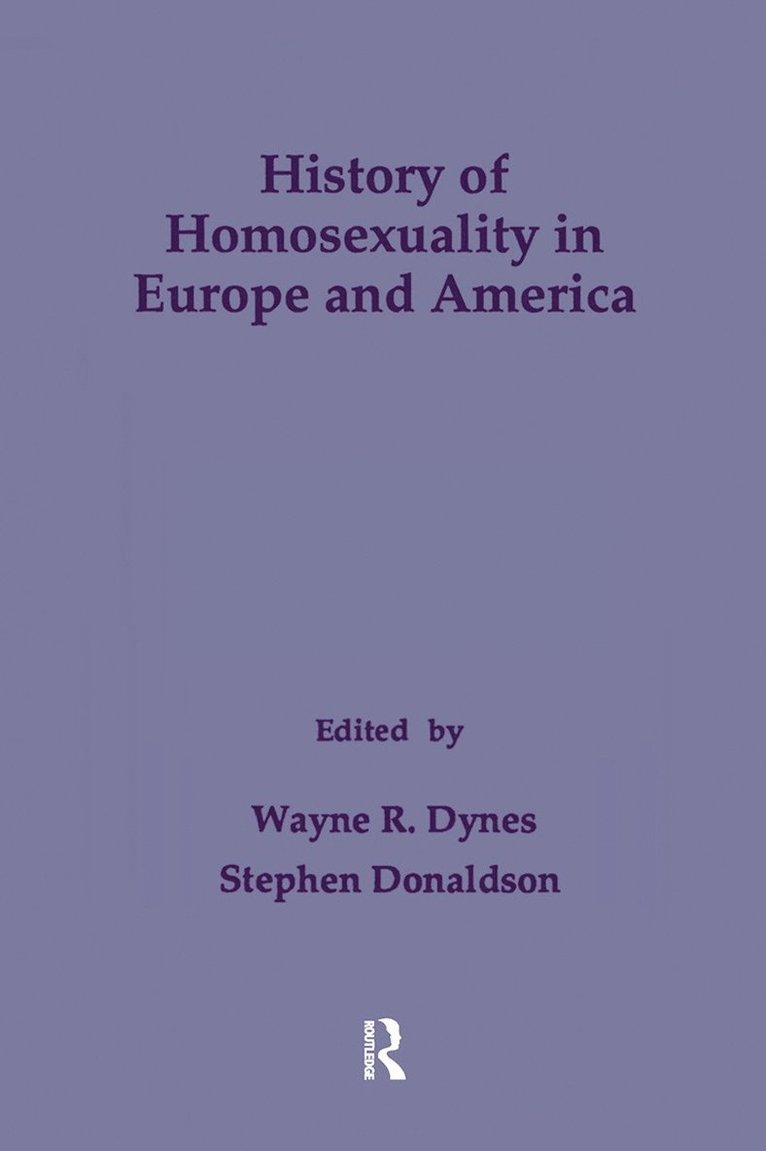 History of Homosexuality in Europe & America