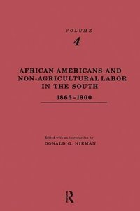bokomslag African-Americans and Non-Agricultural Labor in the South 1865-1900