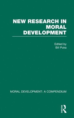 New Research in Moral Development 1