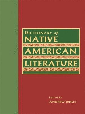 Dictionary of Native American Literature 1