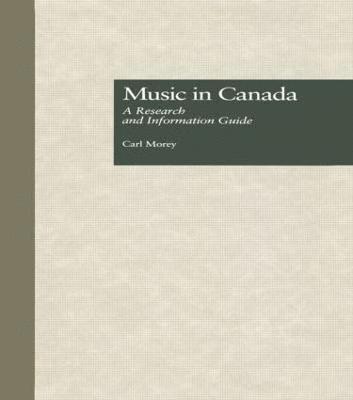 bokomslag Music in Canada