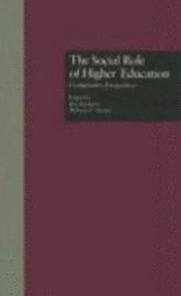 bokomslag The Social Role of Higher Education