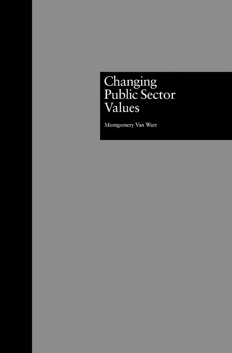 Changing Public Sector Values 1