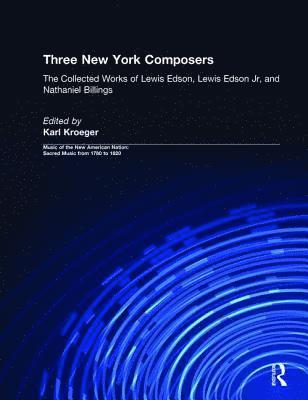 bokomslag Three New York Composers