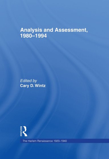 bokomslag Analysis and Assessment, 1980-1994