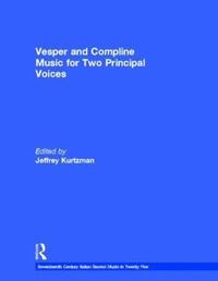 bokomslag Vesper and Compline Music for Two Principal Voices