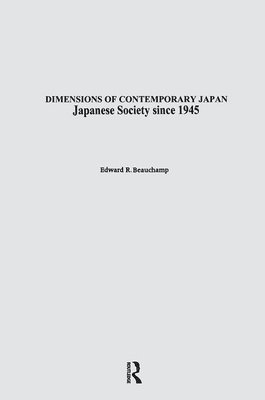 bokomslag Japanese Society since 1945