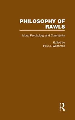 Moral Psychology and Community 1