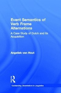 bokomslag Event Semantics of Verb Frame Alternations
