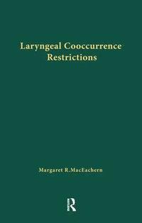 bokomslag Laryngeal Cooccurrence Restrictions