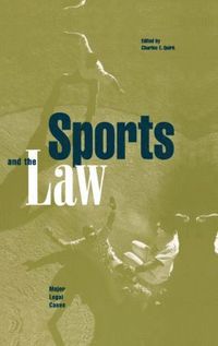 bokomslag Sports and the Law