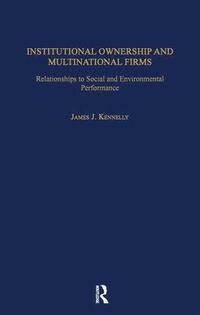 bokomslag Institutional Ownership and Multinational Firms