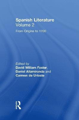 David Foster, Daniel Altamiranda, Carmen de Urioste - Spanish Literature: A Collection of Essays, Inbunden