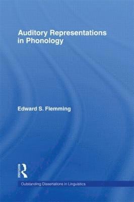 Auditory Representations in Phonology 1