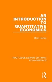 bokomslag An Introduction to Quantitative Economics