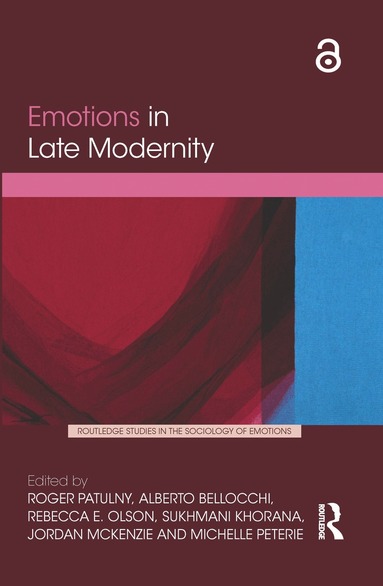Roger Patulny, Alberto Bellocchi, Rebecca Olson, Sukhmani Khorana, Jordan McKenzie, Michelle Peterie - Emotions in Late Modernity, Inbunden