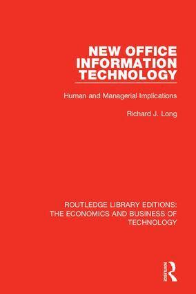 Richard J. Long - New Office Information Technology, Inbunden
