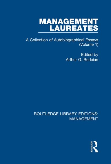 Arthur G. Bedeian - Management Laureates, Inbunden