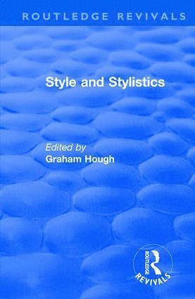 bokomslag Routledge Revivals: Style and Stylistics (1969)