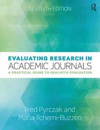bokomslag Evaluating Research in Academic Journals