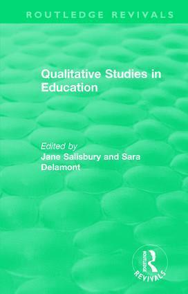 Jane Salisbury, Sara Delamont, UK) Delamont, Sara (Cardiff University - Qualitative Studies in Education (1995), Inbunden