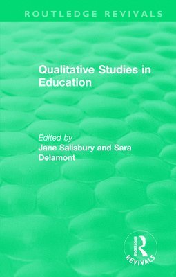 bokomslag Qualitative Studies in Education (1995)